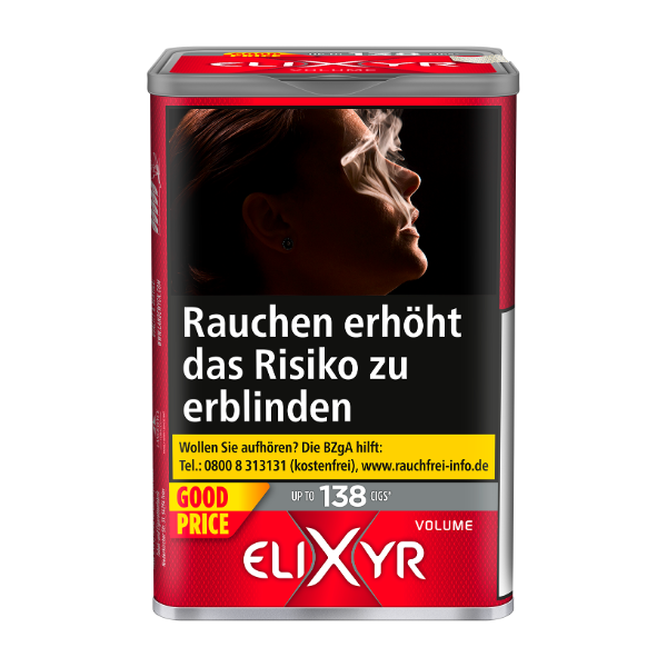 Elixyr Red Volumentabak 1 x 62g Tabak Elixyr Red Volumentabak 1 x 62g Tabak